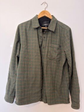Roark Green Plaid Casual Button Down Shirt